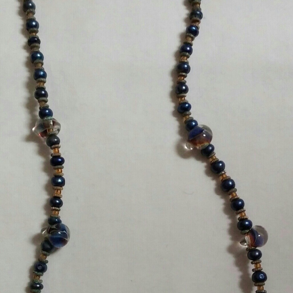 20" Antique bead necklace